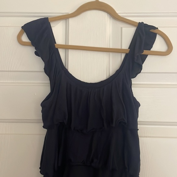 Express Ruffled Layered Tank Top - Picture 3 of 5